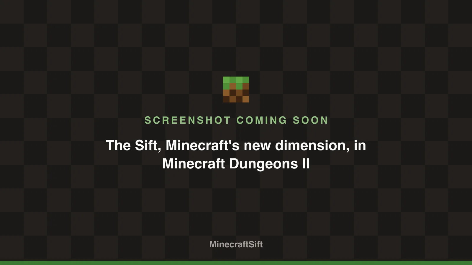 The Sift, Minecraft's new dimension, in Minecraft Dungeons II