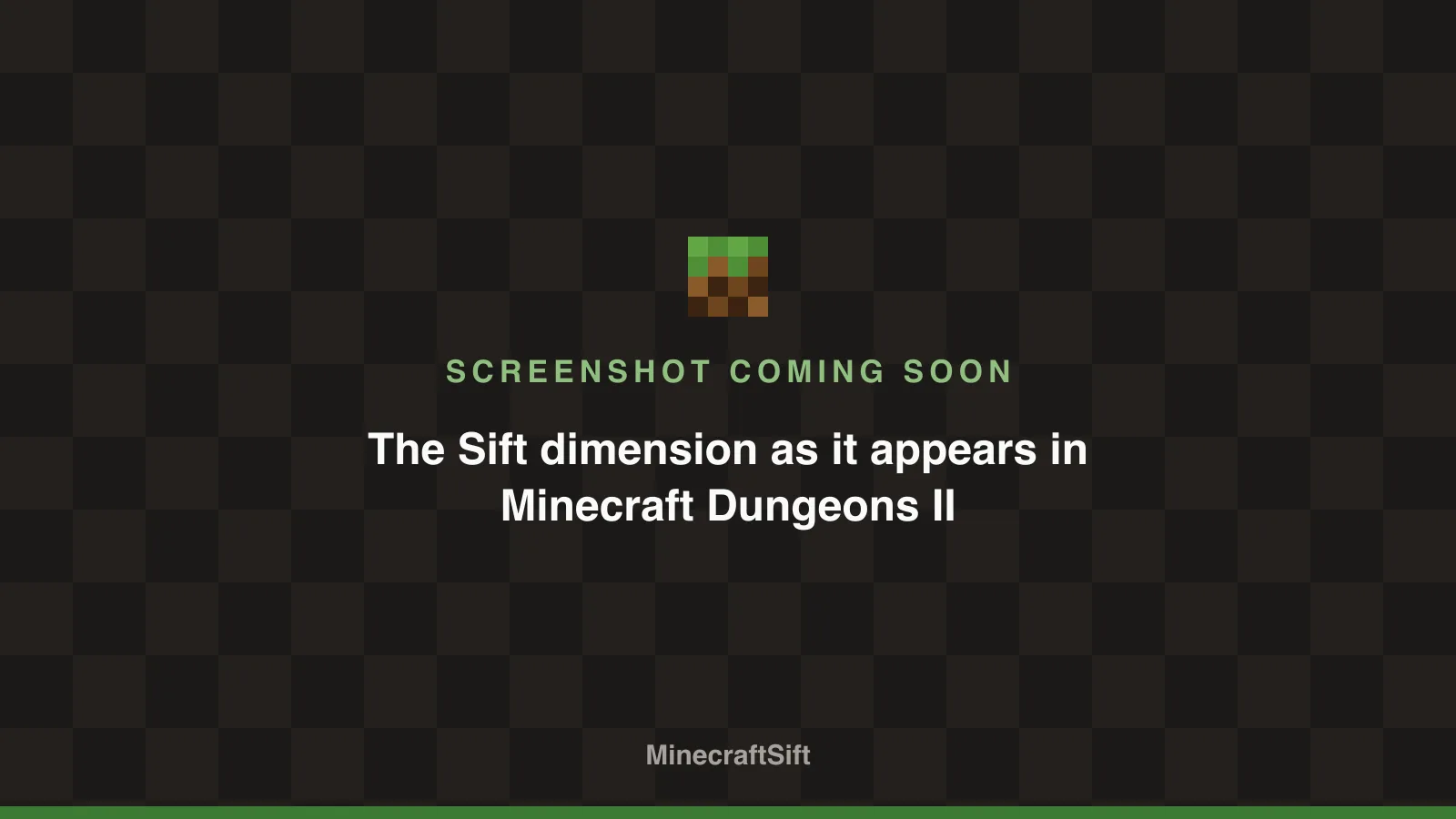 The Sift dimension as it appears in Minecraft Dungeons II
